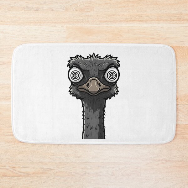 Item preview, Funny Ostrich Hypnotic Eyes Cartoon Animal designed and sold by k3rstman1.