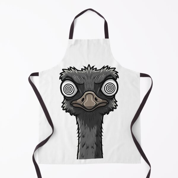 Item preview, Funny Ostrich Hypnotic Eyes Cartoon Animal designed and sold by k3rstman1.