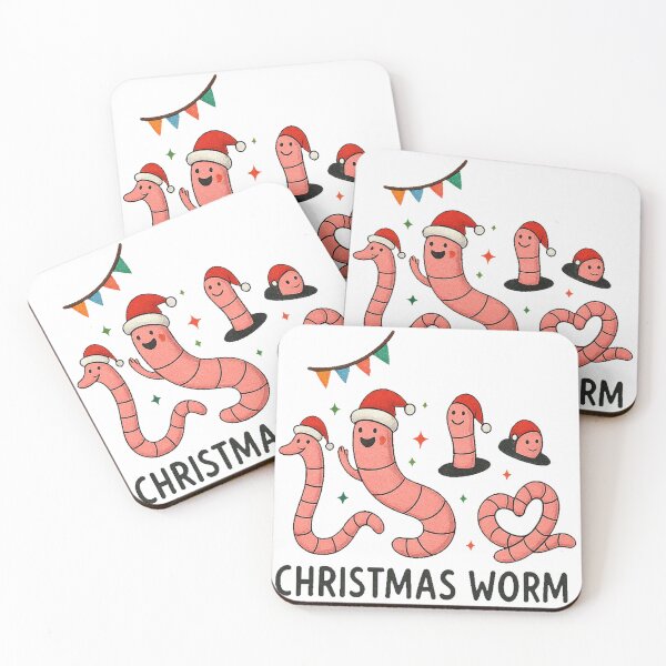 Item preview, Christmas Worm designed and sold by maximinano100k.