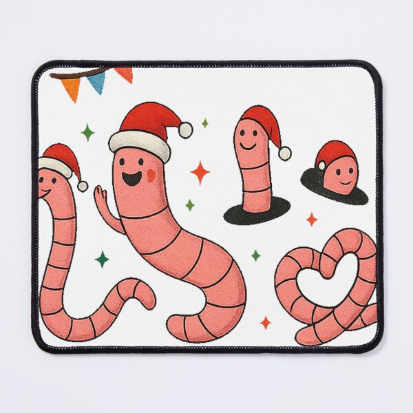 Item preview, Christmas Worm designed and sold by maximinano100k.