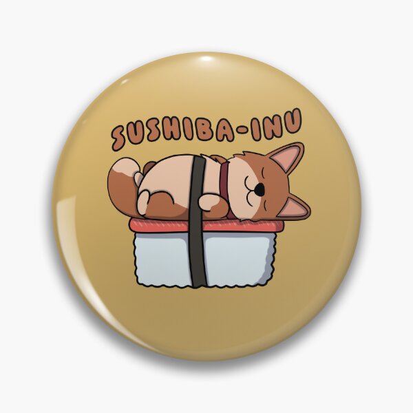 Item preview, Sushiba Inu: Sushi + Shiba Inu Pun Art designed and sold by WonkyAmpersand.