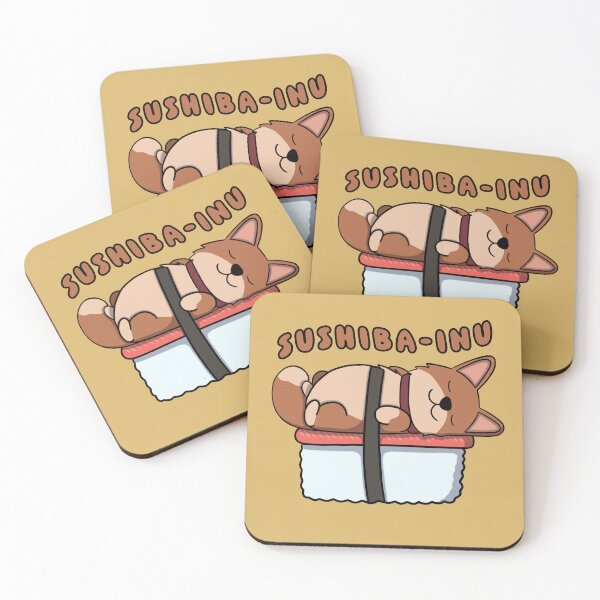 Item preview, Sushiba Inu: Sushi + Shiba Inu Pun Art designed and sold by WonkyAmpersand.