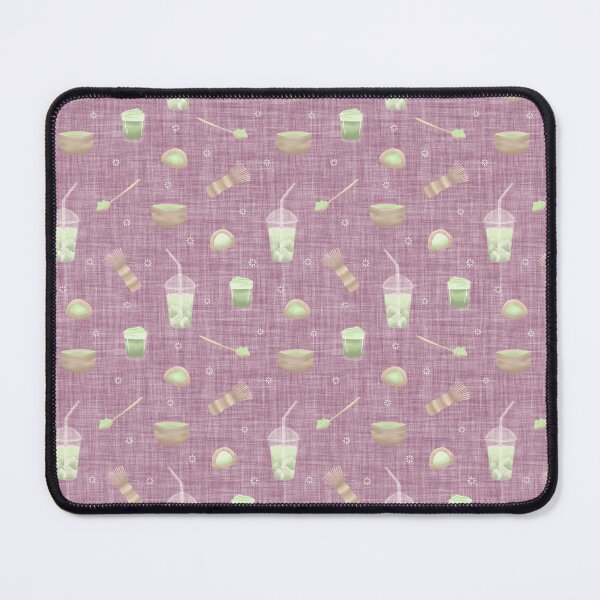 Item preview, Whimsical Matcha Green Tea Ritual with Mochi, Whisk, Cups and Tiny Flowers designed and sold by piptompatternco.