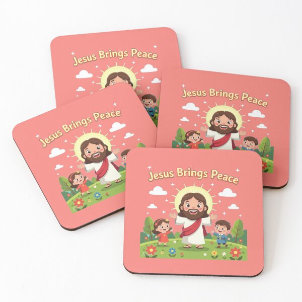 Item preview, Jesus Brings Peace – 3D Cute & Funny Divine Mission Scene,  designed and sold by PaintMeWorld.