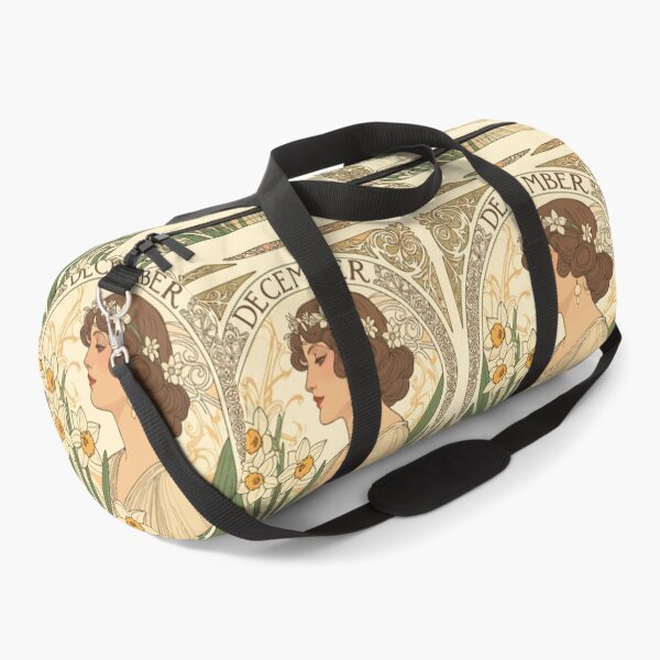 Item preview, December Birthday Narcissus Illustration Art Nouveau designed and sold by taiche.