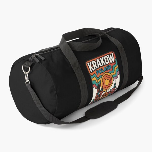 Item preview, Krakow Poland Colorful Retro Trippy Travel designed and sold by TomFrontierArt.