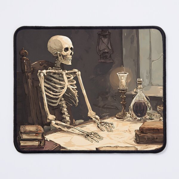 Item preview, Dark Academia: Scholarly Skeleton designed and sold by bapupa.