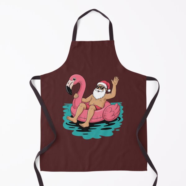 Item preview, Santa Flamingo Floatie Funny Christmas designed and sold by Trend Print Studio.