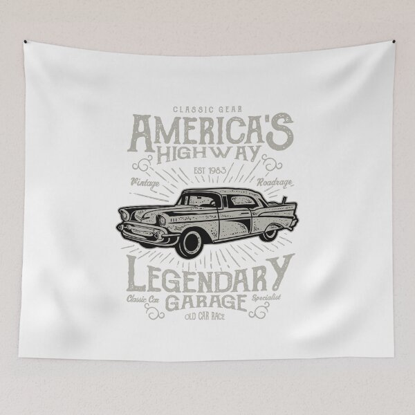 Item preview, American Highways! Vintage Poster Design designed and sold by ThatMerchStore.