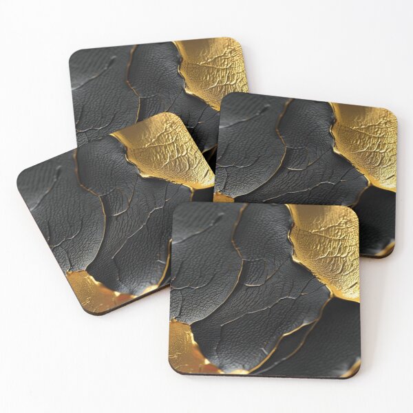 Item preview, Black and gold shiny pattern designed and sold by saly55887.