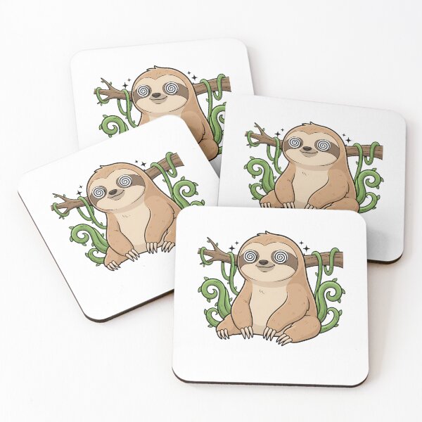 Item preview, Cute Hypnotized Sloth Jungle Animal designed and sold by k3rstman1.