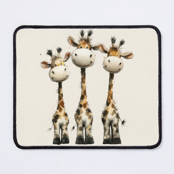 Item preview, GiRaFFe Zoo ANiMaL PRiNTS ' THe FuN GiRaFFeS ' GiRaFFe GiFTS BY SHiRLeY MaCARTHuR designed and sold by Shirley MacArthur Art.