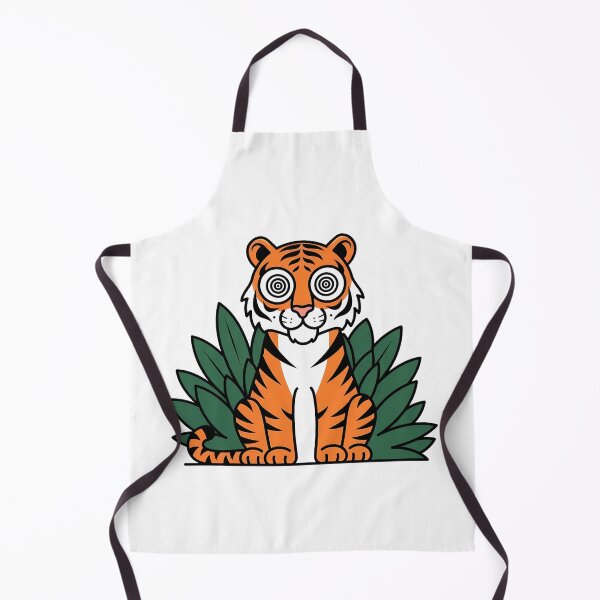 Item preview, Hypnotic Jungle Tiger Cartoon designed and sold by k3rstman1.