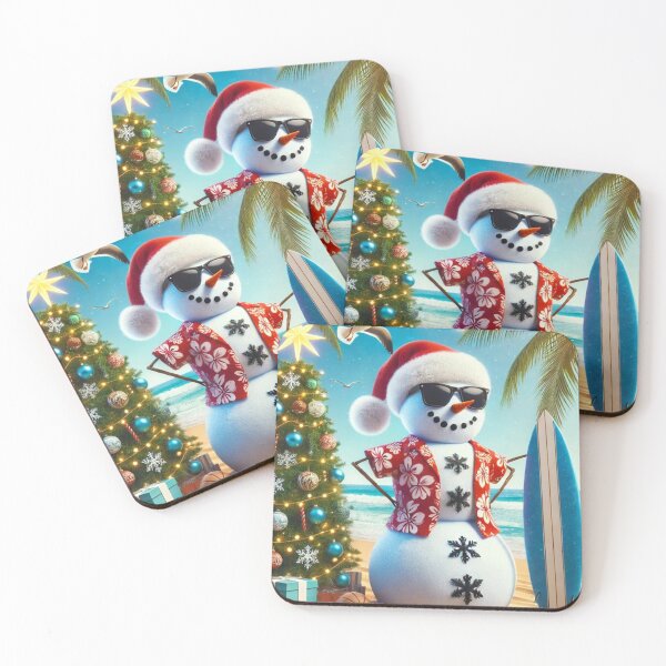 Item preview, Christmas chill - Holiday season - Tropical Snowman designed and sold by Agu210.