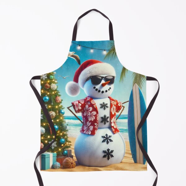 Item preview, Christmas chill - Holiday season - Tropical Snowman designed and sold by Agu210.