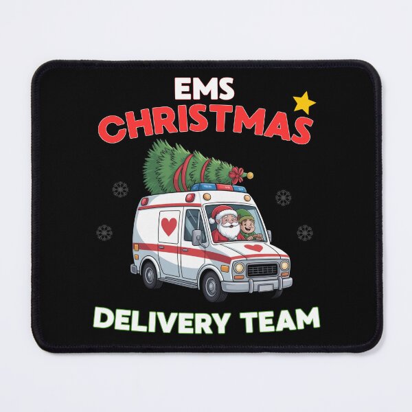 Item preview, Funny Christmas Medic EMS Delivery Team – Cute Paramedic Holiday designed and sold by kamisclothes.