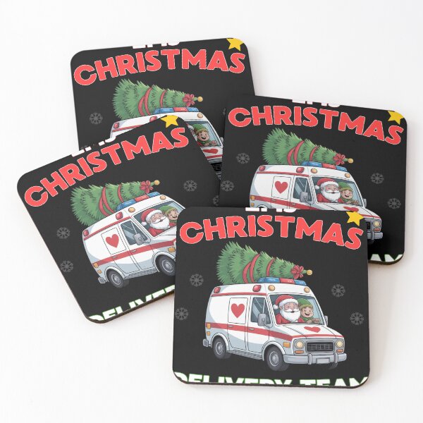 Item preview, Funny Christmas Medic EMS Delivery Team – Cute Paramedic Holiday designed and sold by kamisclothes.
