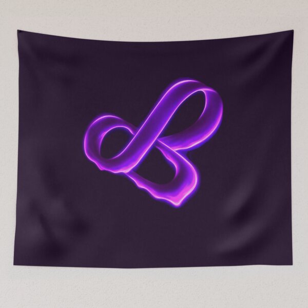 Item preview, Neon Infinity Loop T-Shirt – Futuristic Glowing Purple Symbol Art designed and sold by KDesignCrafts.