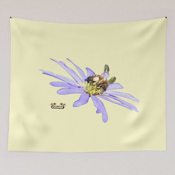 Item preview, Honeybee at nectar - Detailed / Swiss Artwork Photography designed and sold by Raphael Wolf.