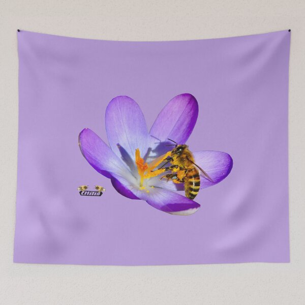 Item preview, Honeybee at the flower stigma - Filigree / Swiss Artwork Photography designed and sold by Raphael Wolf.
