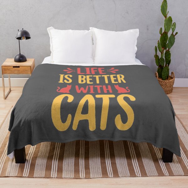Item preview, Life Is Better With Cats designed and sold by MiLaKK.