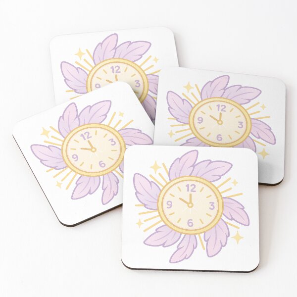 Item preview, Feather Clock | 11:11 Angel Time | Cute Manifestation Sticker | Celestial Luck & Divine Timing Aesthetic designed and sold by HerDreamCodes.