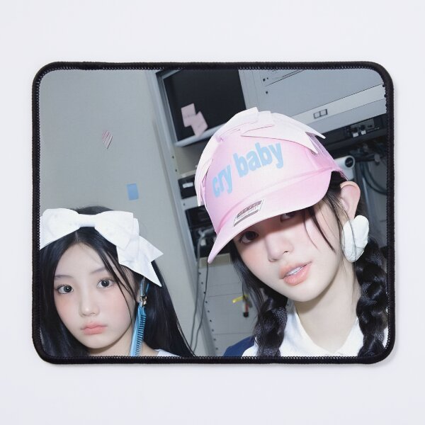 Item preview, Minju And Wonhee— Not Cute Anymore Aesthetic Print designed and sold by Valereekmerch.