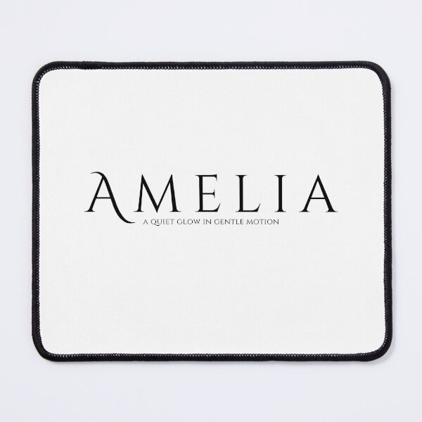 Item preview, Amelia – Minimalist Name Art | A Quiet Glow in Gentle Motion designed and sold by baskamade.