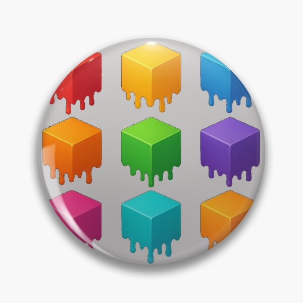 Artikelvorschau, Color Drip Cube T-Shirt – Ästhetisches Pop-Art-Design mit schmelzenden Blöcken entworfen und verkauft von KDesignCrafts.