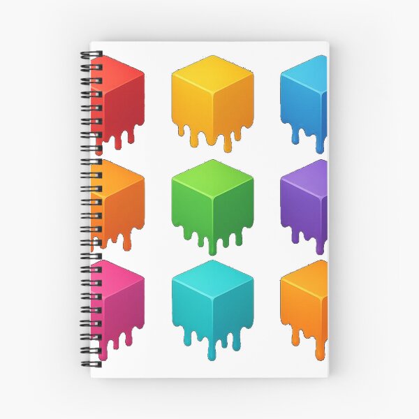 Item preview, Color Drip Cube T-Shirt – Aesthetic Melting Blocks Pop Art Design designed and sold by KDesignCrafts.