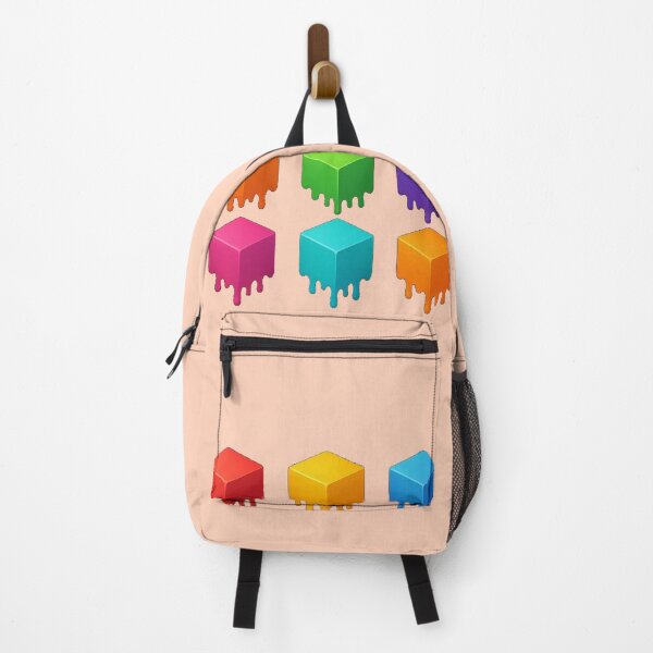 Item preview, Color Drip Cube T-Shirt – Aesthetic Melting Blocks Pop Art Design designed and sold by KDesignCrafts.