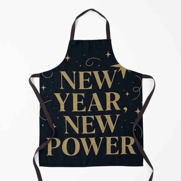 Item preview, New Year, New Power – Bold Motivational Quote Design designed and sold by Chahika Designs.