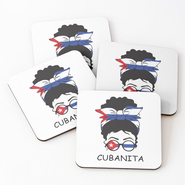 Item preview, Cubanita Cuban flag Cuban girl designed and sold by Suzy Perez Art.