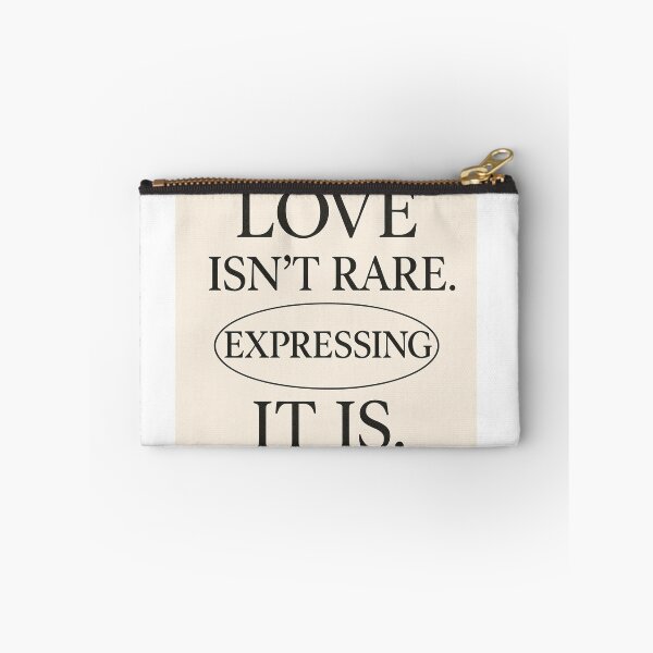 Item preview, Love Isn’t Rare Expression Typography Design designed and sold by HiteshArt111.