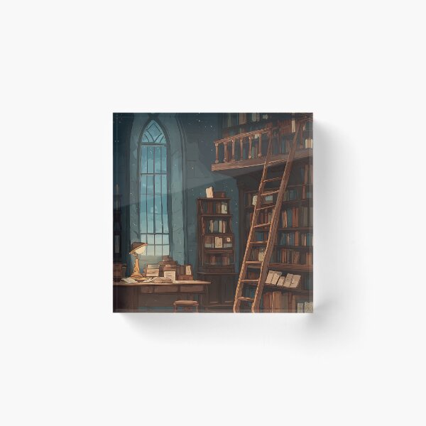 Item preview, Cozy Vintage Library designed and sold by bapupa.