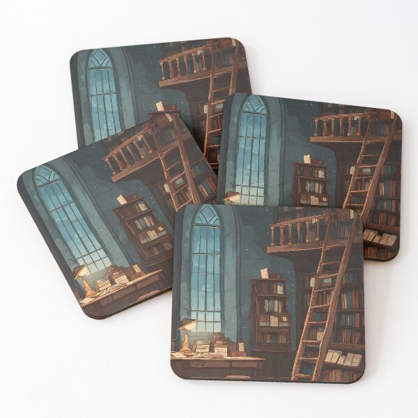 Item preview, Cozy Vintage Library designed and sold by bapupa.