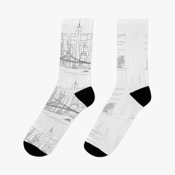 Item preview, New York City Skyline Silhouette – Iconic Urban Art designed and sold by Ditstyle.