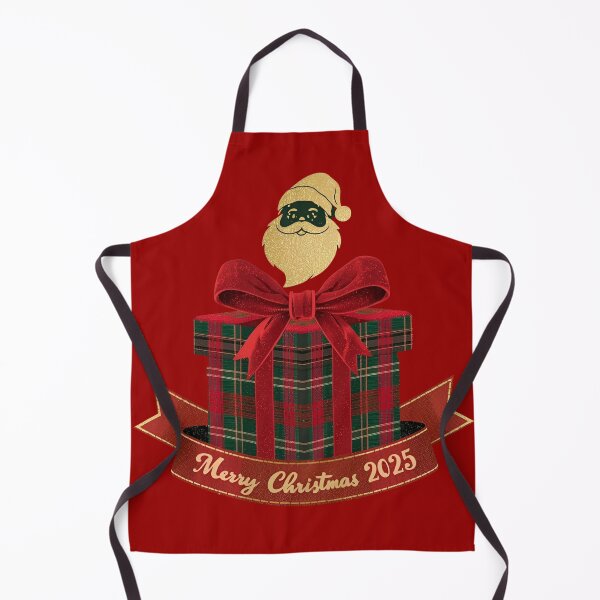Item preview, Tartan Ribbon Santa Accent designed and sold by ChicTrendz.