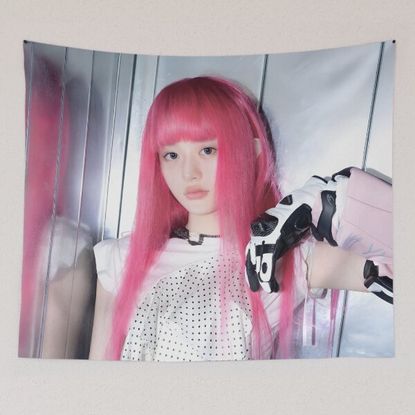 Item preview, Minju — Not Cute Anymore Aesthetic Print designed and sold by Valereekmerch.