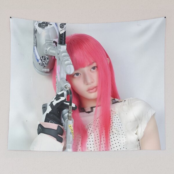 Item preview, Minju — Not Cute Anymore Aesthetic Print designed and sold by Valereekmerch.