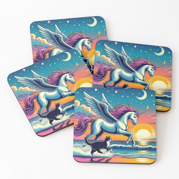 Item preview, Pegasus and cat designed and sold by Dogandesighn.