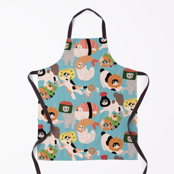 Item preview, cute sushi cats pattern designed and sold by ichirochen.