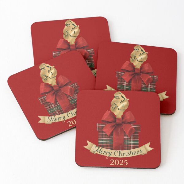 Item preview, Velvet Ribbon Christmas Emblem designed and sold by ChicTrendz.