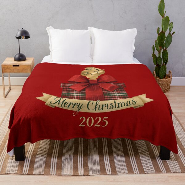Item preview, Velvet Ribbon Christmas Emblem designed and sold by ChicTrendz.