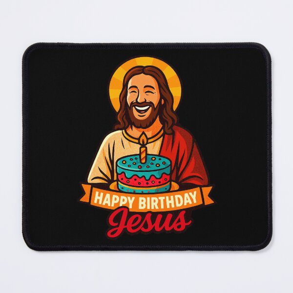 Item preview, Happy Birthday Jesus Birthday Cake designed and sold by plushism.