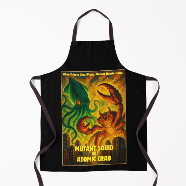 Item preview, Mutant Squid vs Atomic Crab - Creature Feature - Pulp Sci Fi designed and sold by FilMate.