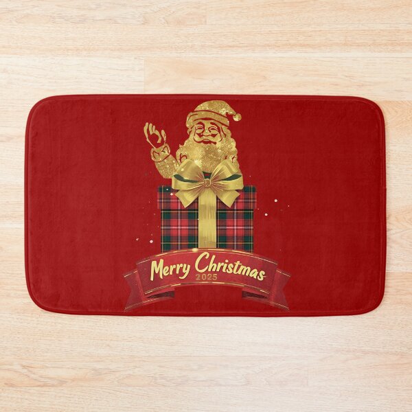 Item preview, Gold Santa Velvet Gift Graphic designed and sold by ChicTrendz.