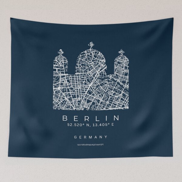 Item preview, Berlin Dom Germany Capital Minimalist City Map designed and sold by NosandEdgy.