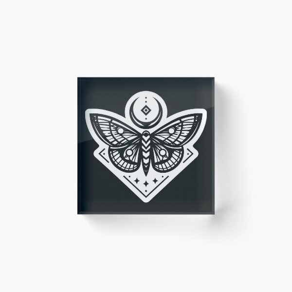 Item preview, Gothic Moth Emblem designed and sold by Roberta Calabrese.
