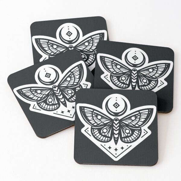 Item preview, Gothic Moth Emblem designed and sold by Roberta Calabrese.